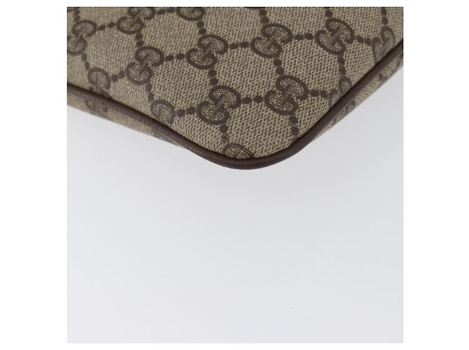 Borsa Sherry Line GG Supreme Web di GUCCI in PVC beige e oro 904 02 047 Auth BA10668 D'oro - vista 12
