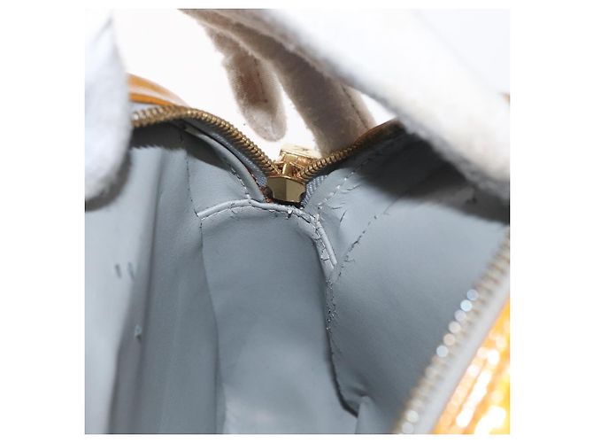 LOUIS VUITTON Borsa a spalla Wooster Monogram Vernis Grigio M91036 LV Auth 169718 - vista 19