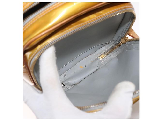 LOUIS VUITTON Borsa a spalla Wooster Monogram Vernis Grigio M91036 LV Auth 169718 - vista 20