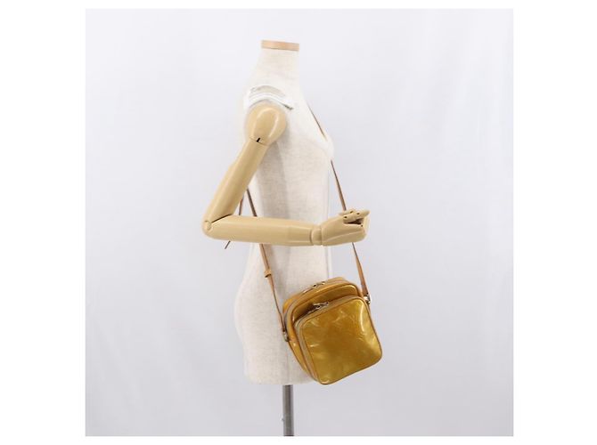 LOUIS VUITTON Borsa a spalla Wooster Monogram Vernis Grigio M91036 LV Auth 169718 - vista 23