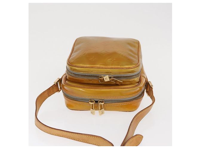 LOUIS VUITTON Borsa a spalla Wooster Monogram Vernis Grigio M91036 LV Auth 169718 - vista 6