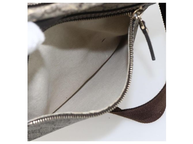 Gucci Borsa a Spalla GG Supreme PVC Beige Oro 201448 Auth ti3728 D'oro - vista 21