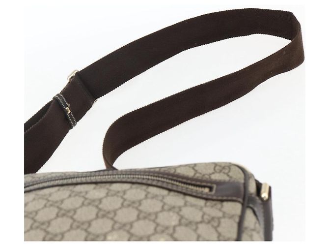 Gucci Borsa a Spalla GG Supreme PVC Beige Oro 201448 Auth ti3728 D'oro - vista 8