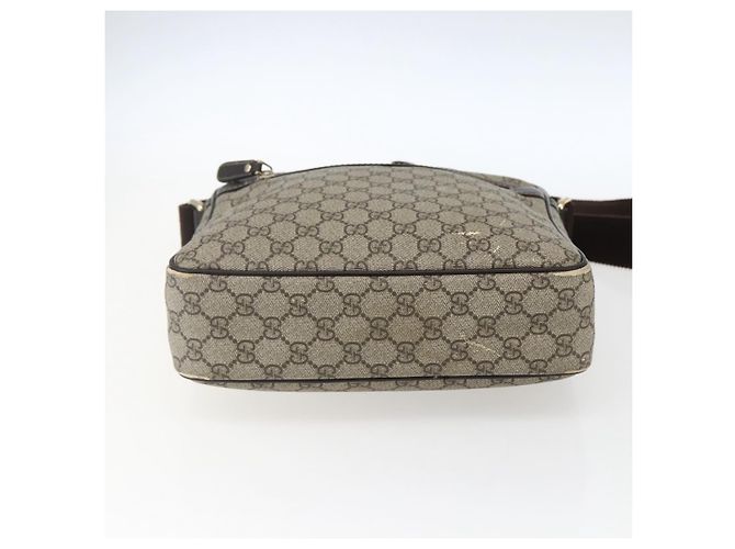 Gucci Borsa a Spalla GG Supreme PVC Beige Oro 201448 Auth ti3728 D'oro - vista 9