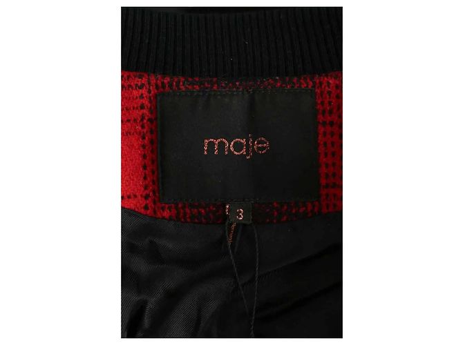 Maje Giacca rossa Rosso - vista 5