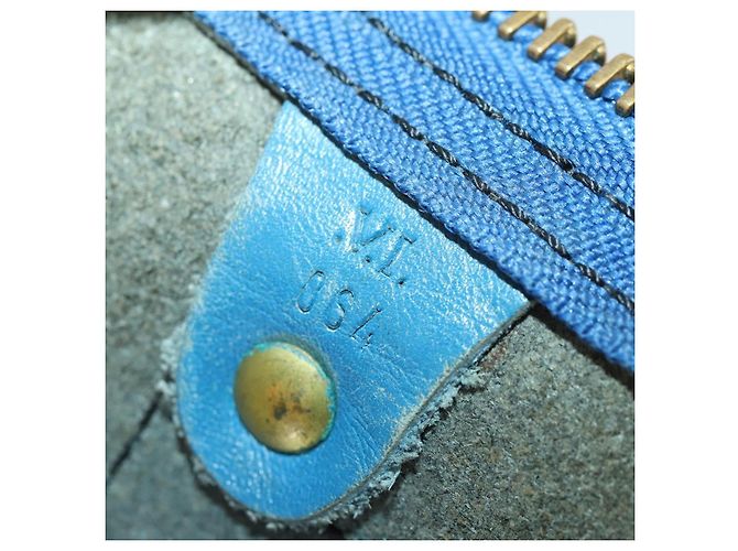 LOUIS VUITTON Epi Keepall 50 Borsa Boston Vintage Blu M42965 LV Auth 163435 - vista 12