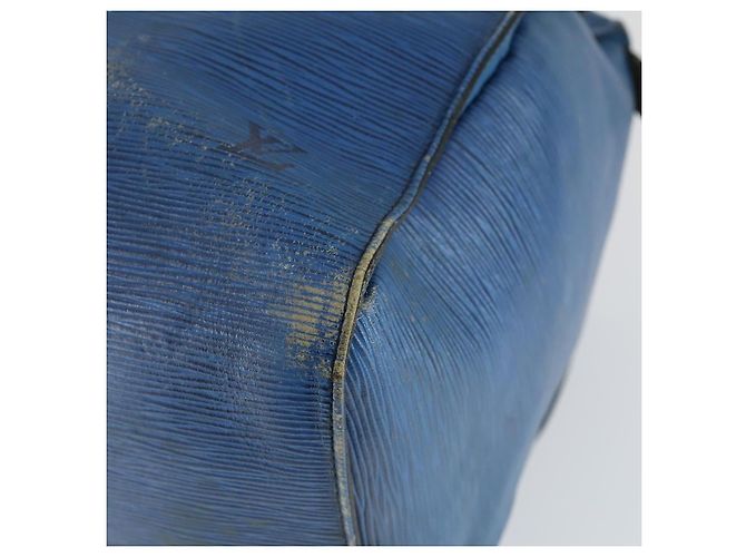 LOUIS VUITTON Epi Keepall 50 Borsa Boston Vintage Blu M42965 LV Auth 163435 - vista 16