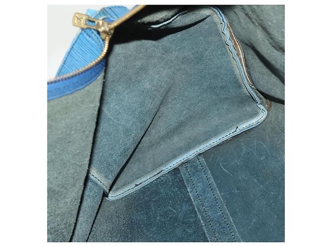 LOUIS VUITTON Epi Keepall 50 Borsa Boston Vintage Blu M42965 LV Auth 163435 - vista 21