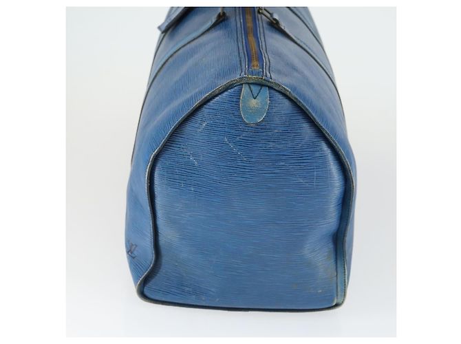 LOUIS VUITTON Epi Keepall 50 Borsa Boston Vintage Blu M42965 LV Auth 163435 - vista 3