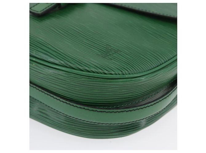 LOUIS VUITTON Borsa a Spalla Epi Jeune Fille MM Verde M52154 LV Auth 171885 - vista 15