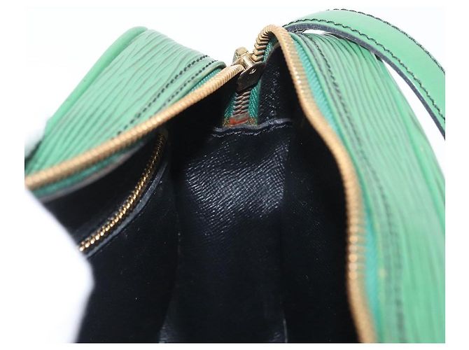 LOUIS VUITTON Borsa a Spalla Epi Jeune Fille MM Verde M52154 LV Auth 171885 - vista 20