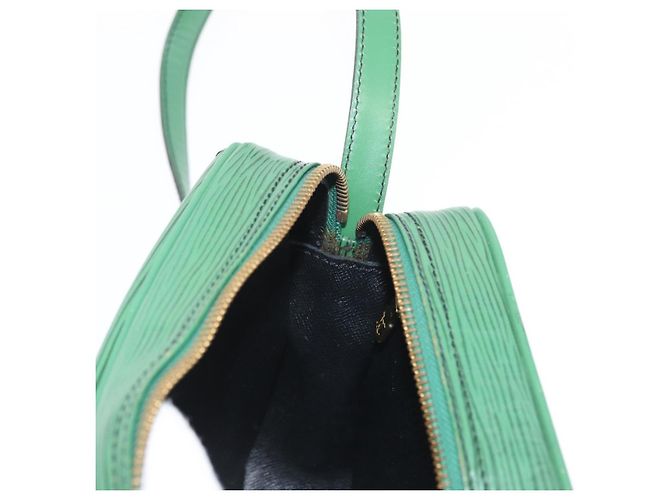 LOUIS VUITTON Borsa a Spalla Epi Jeune Fille MM Verde M52154 LV Auth 171885 - vista 21
