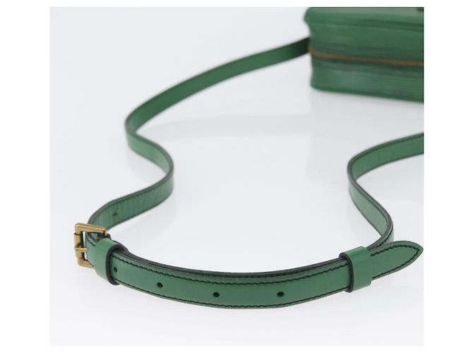 LOUIS VUITTON Borsa a Spalla Epi Jeune Fille MM Verde M52154 LV Auth 171885 - vista 7