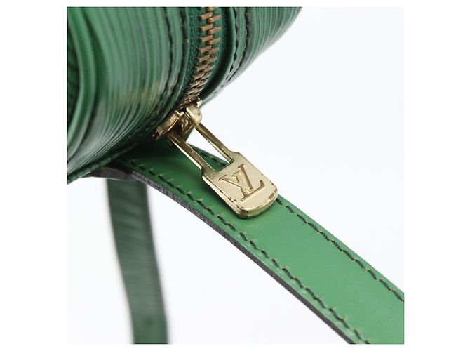 LOUIS VUITTON Borsa a Spalla Epi Jeune Fille MM Verde M52154 LV Auth 171885 - vista 9