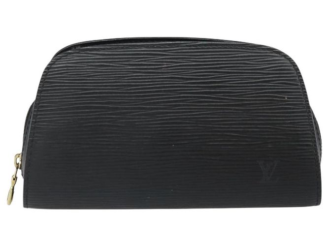 LOUIS VUITTON Pochette Dauphine PM Epi Nera M48442 LV Auth BA10523 Nero - vista 13