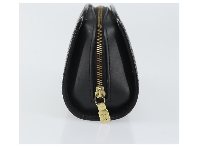 LOUIS VUITTON Pochette Dauphine PM Epi Nera M48442 LV Auth BA10523 Nero - vista 4