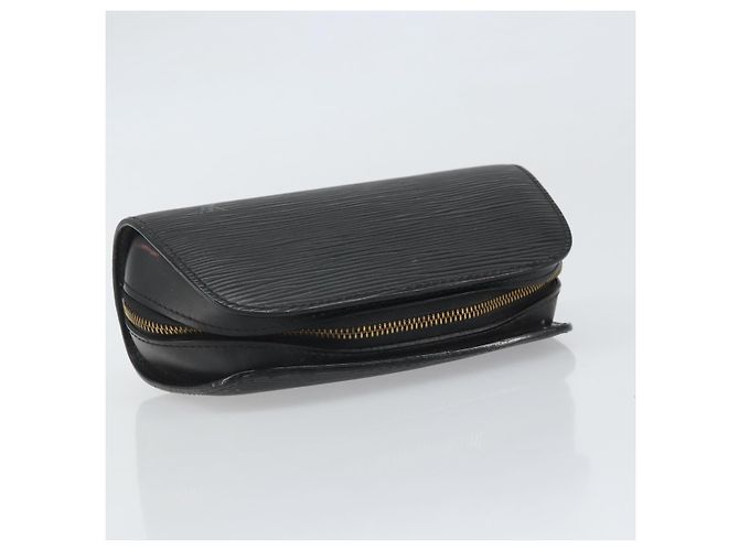 LOUIS VUITTON Pochette Dauphine PM Epi Nera M48442 LV Auth BA10523 Nero - vista 5