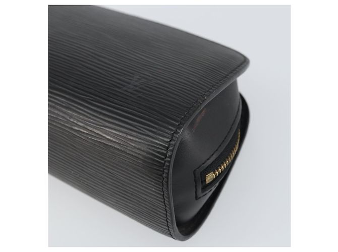 LOUIS VUITTON Pochette Dauphine PM Epi Nera M48442 LV Auth BA10523 Nero - vista 7