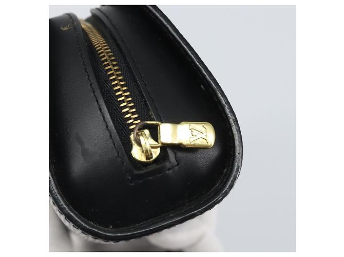 LOUIS VUITTON Pochette Dauphine PM Epi Nera M48442 LV Auth BA10523 Nero - vista 8
