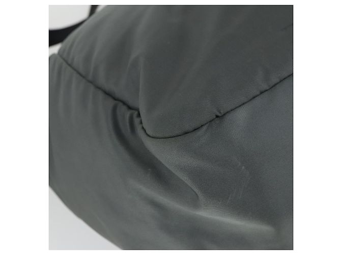 PRADA Tote Bag Nylon 2way Grau Silber Auth ka2252 Braun - Ansicht 15