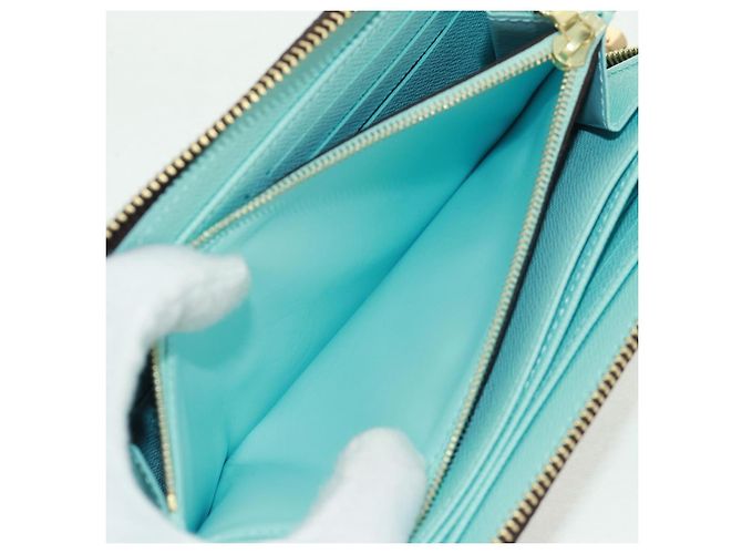 LOUIS VUITTON Vivienne Zippy Geldbörse Hellblau M12223 LV Auth BA10557SM - Ansicht 10