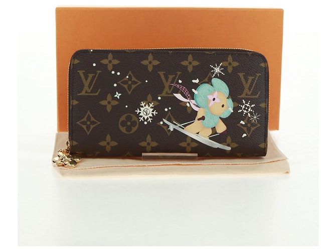 LOUIS VUITTON Vivienne Zippy Geldbörse Hellblau M12223 LV Auth BA10557SM - Ansicht 12