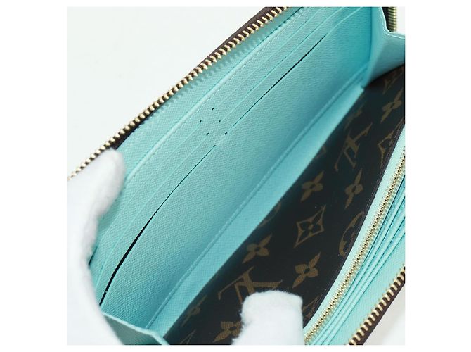 LOUIS VUITTON Vivienne Zippy Geldbörse Hellblau M12223 LV Auth BA10557SM - Ansicht 19