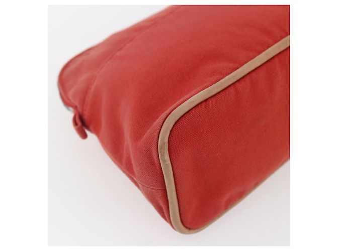 Hermès Pochette Bolide MM in tela rossa Auth HERMES ti3702 Rosso - vista 11