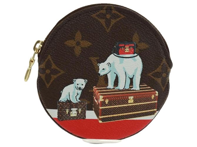 LOUIS VUITTON Monedero Ron Purse M62088 LV Auth 171594M Navidad 2017 Monograma - vista 13