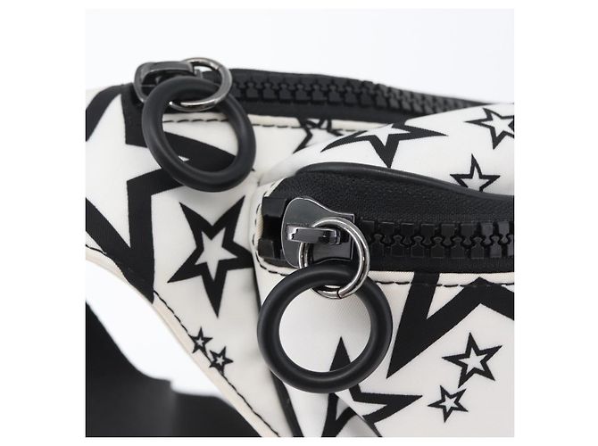 Dolce & Gabbana DOLCE&GABBANA Borsa a Spalla Nylon Bianco Argento Auth BA10763 - vista 15