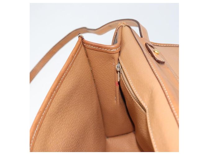 Céline Borsa a Spalla in Tela Macadam CELINE in Pelle PVC Marrone Oro Auth bs33208 D'oro - vista 18