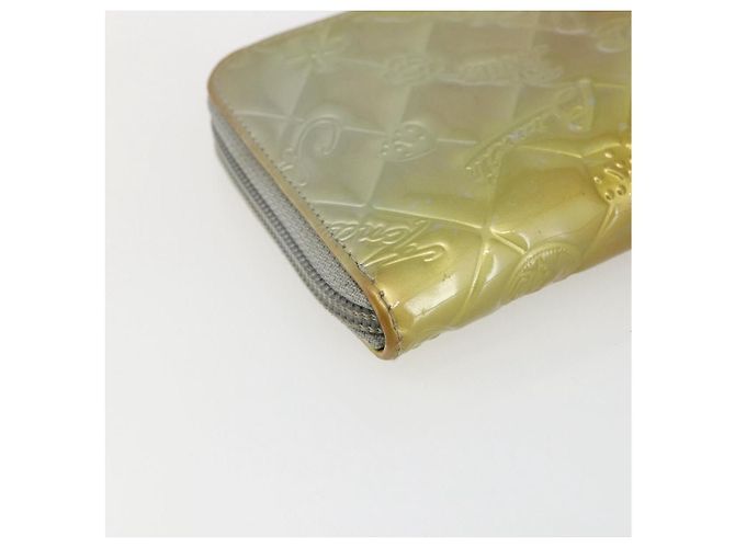 CHANEL Icon line Long Wallet Lackleder Silber CC Auth bs33317 - Ansicht 11