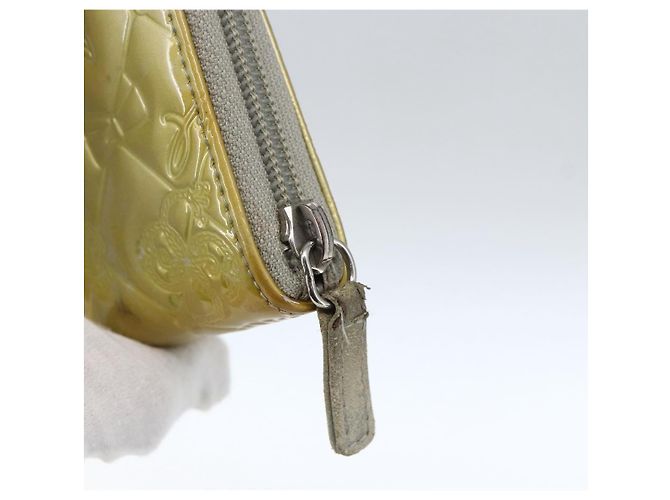CHANEL Icon line Long Wallet Lackleder Silber CC Auth bs33317 - Ansicht 12