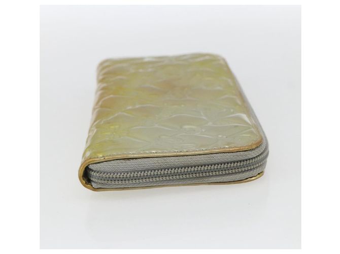 CHANEL Icon line Long Wallet Lackleder Silber CC Auth bs33317 - Ansicht 5