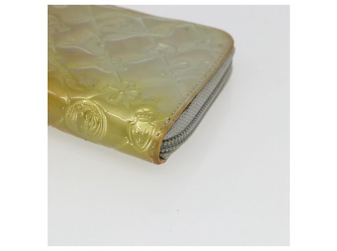 CHANEL Icon line Long Wallet Lackleder Silber CC Auth bs33317 - Ansicht 8