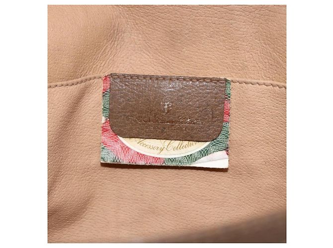 GUCCI GG Supreme Web Sherry Line Clutch Bag PVC Beige Oro 89 01 030 Auth ti3683 - vista 12