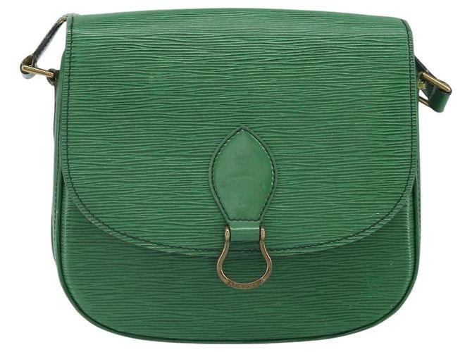 LOUIS VUITTON Epi Saint Cloud GM Schultertasche Grün M52194 LV Auth 171072 - Ansicht 13