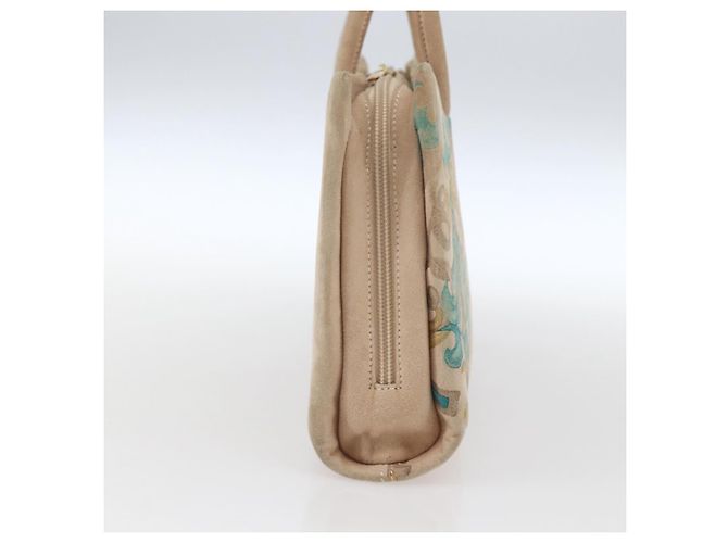 LOEWE Borsa a Mano Camoscio Beige Oro Auth 169854 D'oro - vista 3