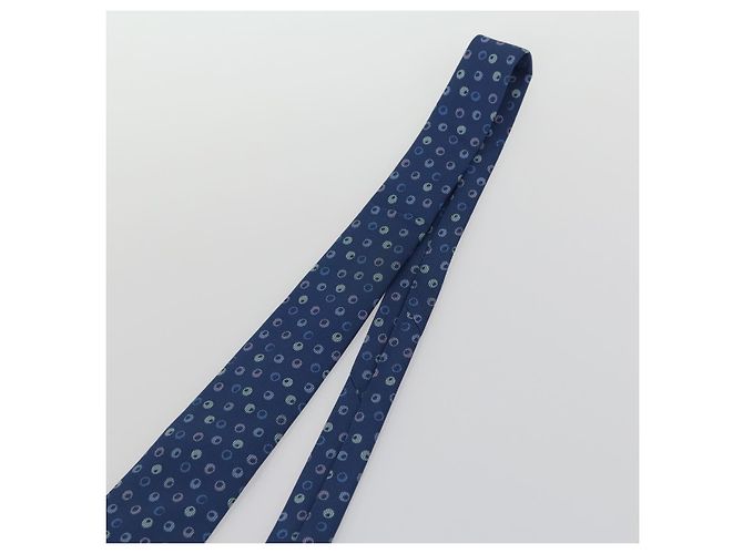 Hermès HERMES Gravata Chanel Louis Vuitton 3 Conjunto Azul Verde Auth ep12971 - vista 14