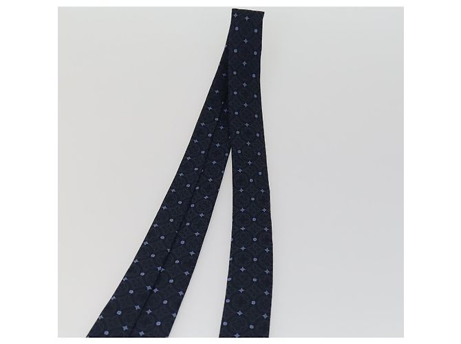 Hermès HERMES Gravata Chanel Louis Vuitton 3 Conjunto Azul Verde Auth ep12971 - vista 6