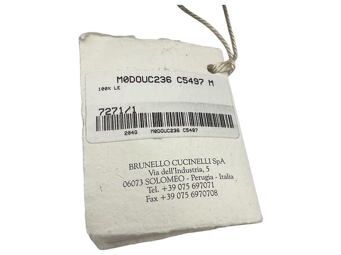 Braun / Silber Multi-Ketten verzierter Ledergürtel von Brunello Cucinelli - Ansicht 6