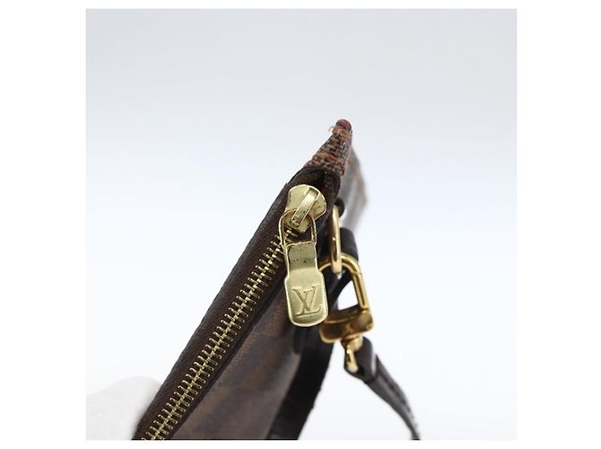 LOUIS VUITTON Pochette Neverfull MM Damier Ebene Auth BA10773 - vista 10