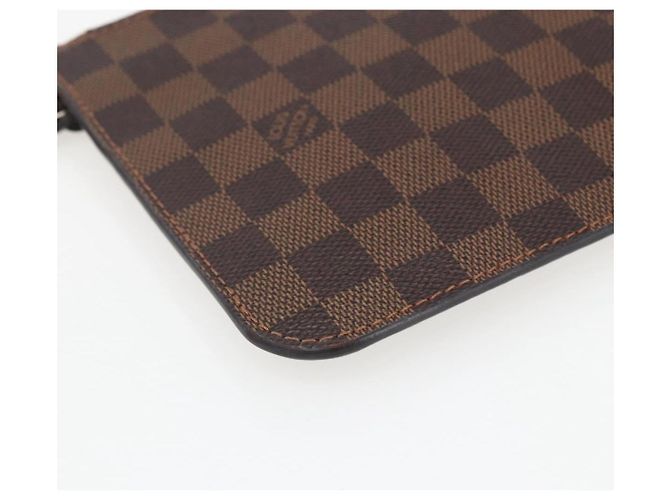 LOUIS VUITTON Pochette Neverfull MM Damier Ebene Auth BA10773 - vista 14