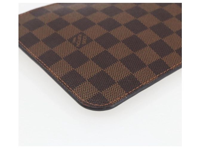 LOUIS VUITTON Pochette Neverfull MM Damier Ebene Auth BA10773 - vista 16