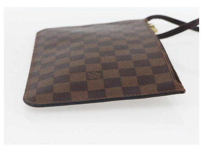 LOUIS VUITTON Pochette Neverfull MM Damier Ebene Auth BA10773 - vista 4