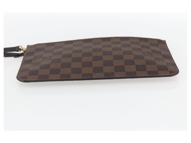 LOUIS VUITTON Pochette Neverfull MM Damier Ebene Auth BA10773 - vista 5