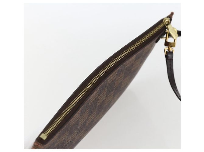 LOUIS VUITTON Pochette Neverfull MM Damier Ebene Auth BA10773 - vista 6