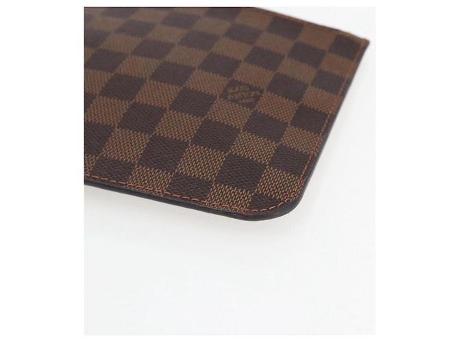 LOUIS VUITTON Pochette Neverfull MM Damier Ebene Auth BA10773 - vista 9