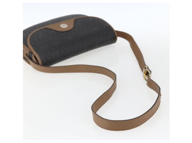 Borsa a Spalla in Tela Honeycomb PVC Nera e Dorata Auth BA10729 Christian Dior Nero D'oro - vista 7