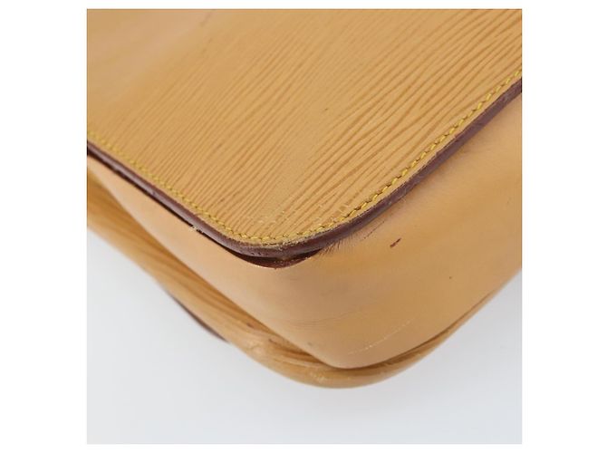 LOUIS VUITTON Borsa a Spalla Cartouchiere MM Epi Beige M52246 LV Auth 170998 - vista 13